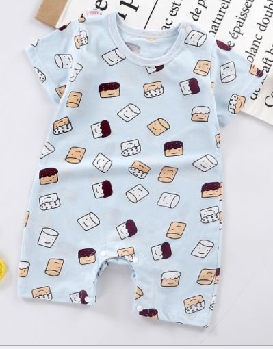 Infant Summer Baby Romper Cute Cartoon Print 6 to 18 Months