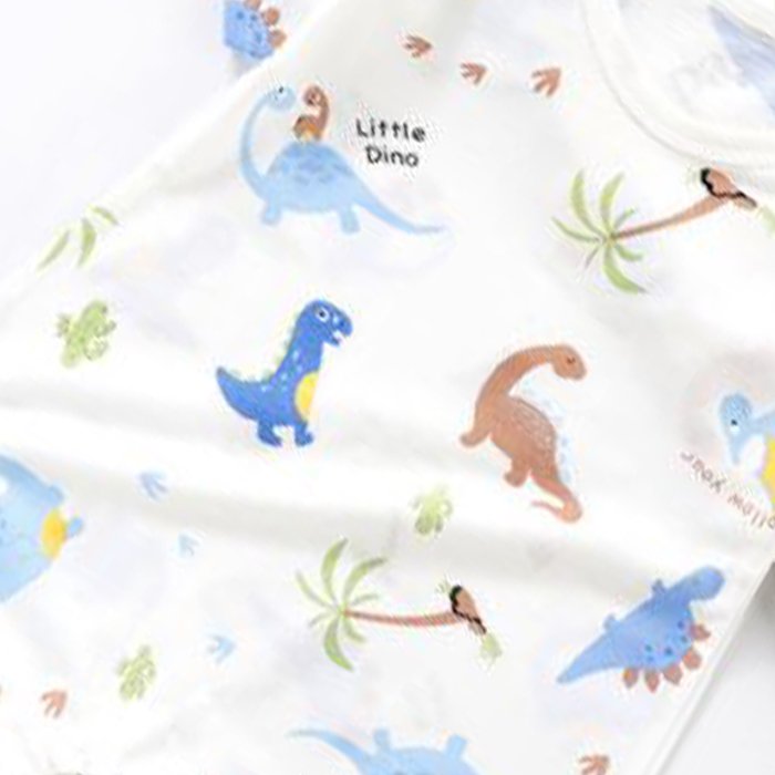 Little Dino Printed Baby Rompers Half Sleeve for 6 to 18 Months