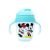 Mickey Mouse Printed Grippy Spout Cup, 240ml, Multicolor with Soft Silicone Straw