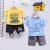 Kids BoYs Car and Lion Printed Round Neck Half Sleeve T-shirt and Shorts