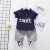 Kids Baby Boy Printed Polo T-shirt With Short
