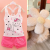 Baby Girls Summer Outfit With Big Flower Hair Rubber Bands